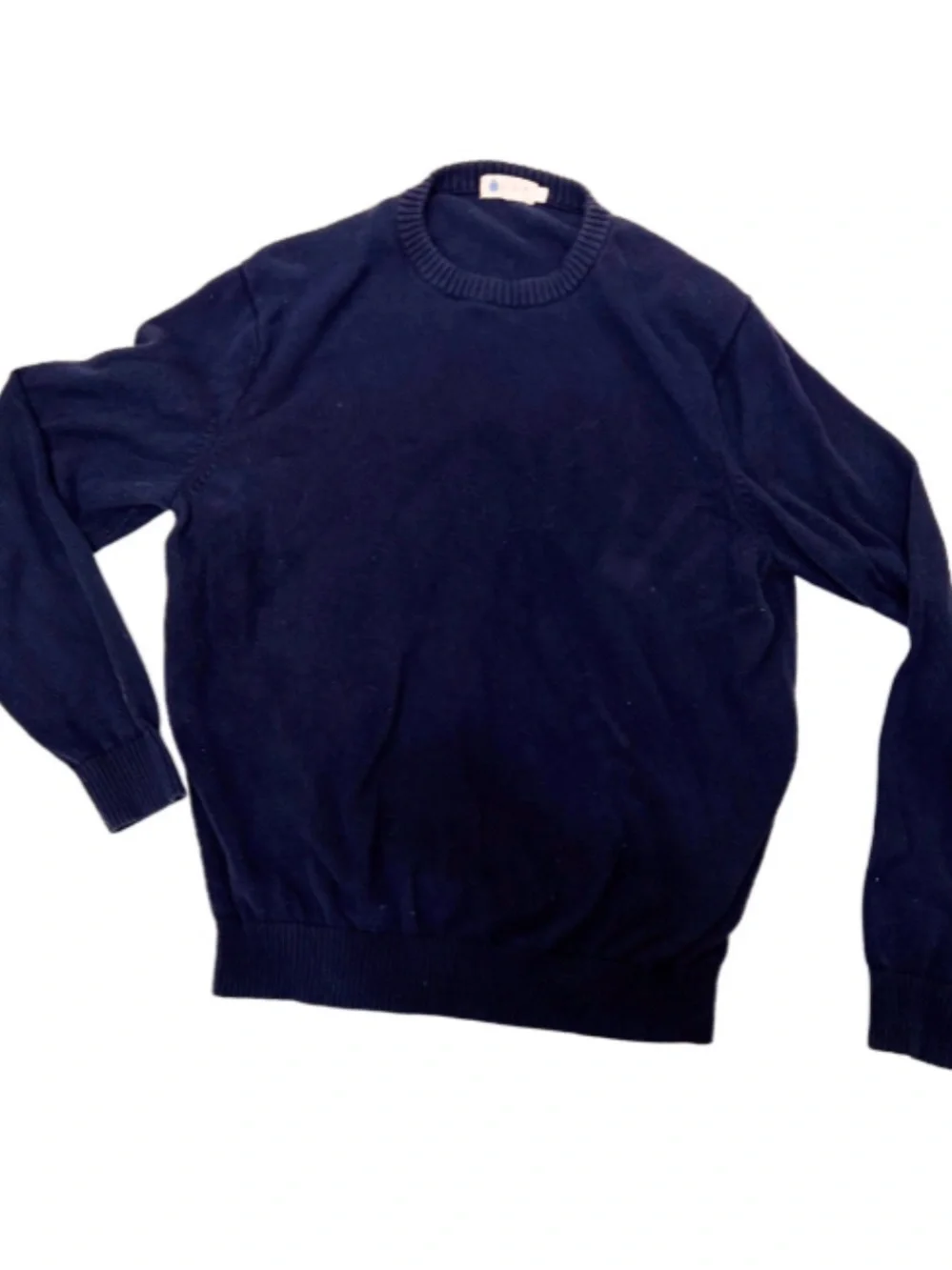 J. Crew Men's Classic Navy Crewneck Sweater